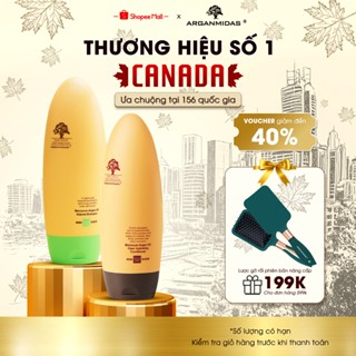 Combo dầu gội kiềm dầu Arganmidas tạo phồng chân tóc và giảm rụng tóc dầu xả Collagen siêu dưỡng ẩm Phục Hồi Tóc Hư450ml