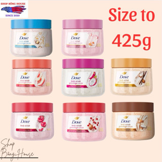 [BILL MỸ] TẨY TẾ BÀO CHẾT CƠ THỂ DOVE BODY SCRUB SIZE TO 425G (ĐỦ MÙI)