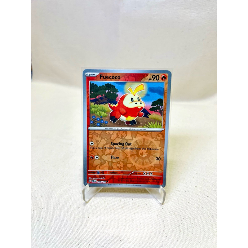 Thẻ Pokemon Fuecoco 035/193 Reverse Holo chính hãng