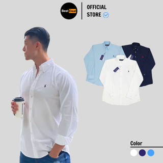 Áo Sơ Mi Linen R.al.ph Lau.ren Thêu Ngựa, Áo Sơ Mi Nam Nữ Unisex, Vải Linen Thoáng Mát Cao Cấp [Ảnh thật]