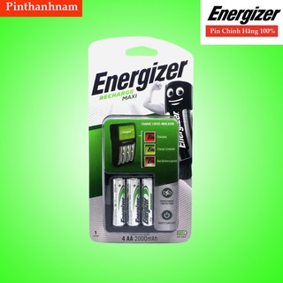  Bộ sạc pin ENERGIZER chính hãng kèm 04 pin sạc 