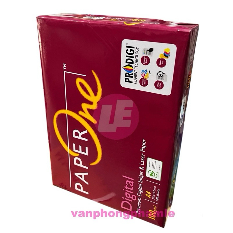 Giấy paper one độ dày 100 GSM (Xấp 500 Tờ)