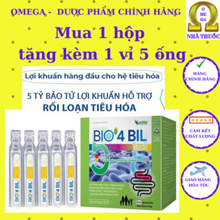  Men Vi Sinh Bio 4Bil  Bio 4 Bil  -  HSD 2027 20 ống  - Bổ Sung Lợi Khuẩn Hàng Đầu Cho Hệ Tiêu Hóa 