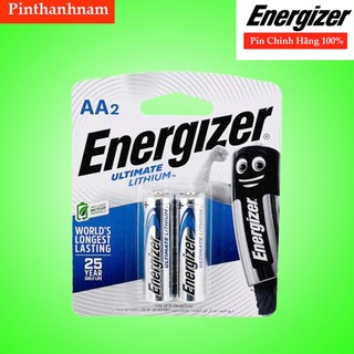  Pin AA Energizer Lithiium Cao Cấp L91 Vỉ 2 Viên Chính Hãng 