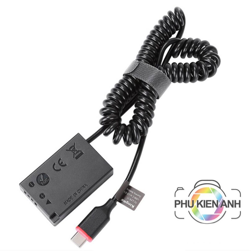 Pin Dummy, pin ảo Kingma canon LP-E17 cho livestream, quay phim.