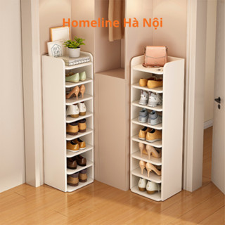 Kệ để giày dép đa năng, kệ để giày dép bằng gỗ nhiều tầng tiện lợi gỗ MDF cao cấp Homeline - D09