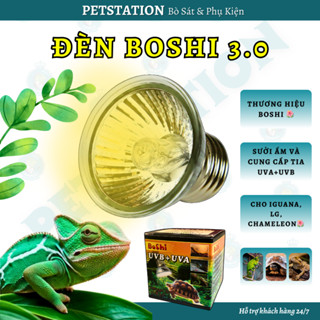 ĐÈN UVA UVB CHO BÒ SÁT BOSHI 3.0 DÙNG SƯỞI ẤM CHO RÙA, IGUANA, CHÓ, MÈO VÀ CÁC DÒNG LƯỠNG CƯ