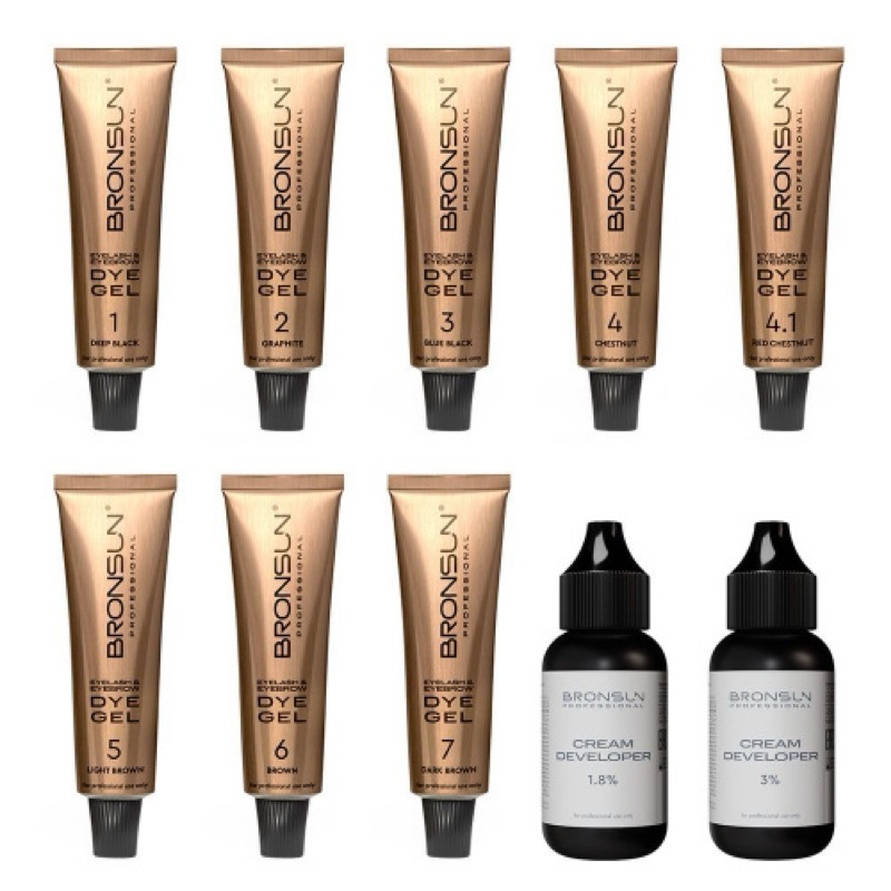 Màu nhuộm lông mày và mi Bronsun chính hãng Nga