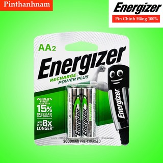  Pin Sạc AA Energizer 2000mAh Vỉ 2 Viên Chính Hãng 