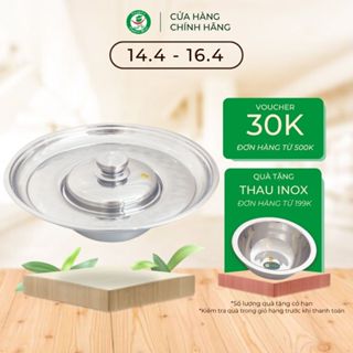 Nồi Lẩu Sống Inox 304 Thaphafac  Mâm Vành Size 16, 18, 20cm  Dùng Được Cho Nhiều Loại Bếp - LS-304