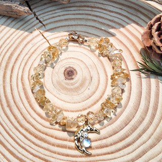  Vòng Tay Handmade Đá Citrine Tự Nhiên Hợp Mệnh Thổ Kim - Thu Hút Tài Lộc Năng Lượng Tích Cực 