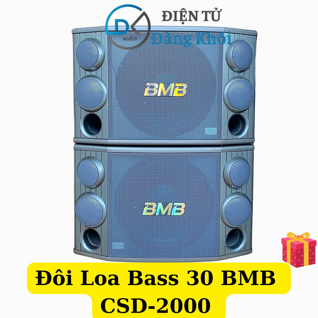 Đôi Loa Bass 30 BMB CSD-2000 Cao Cấp 2400w - 3 đường tiếng - Loa 3 Tấc Karaoke Gia Đình
