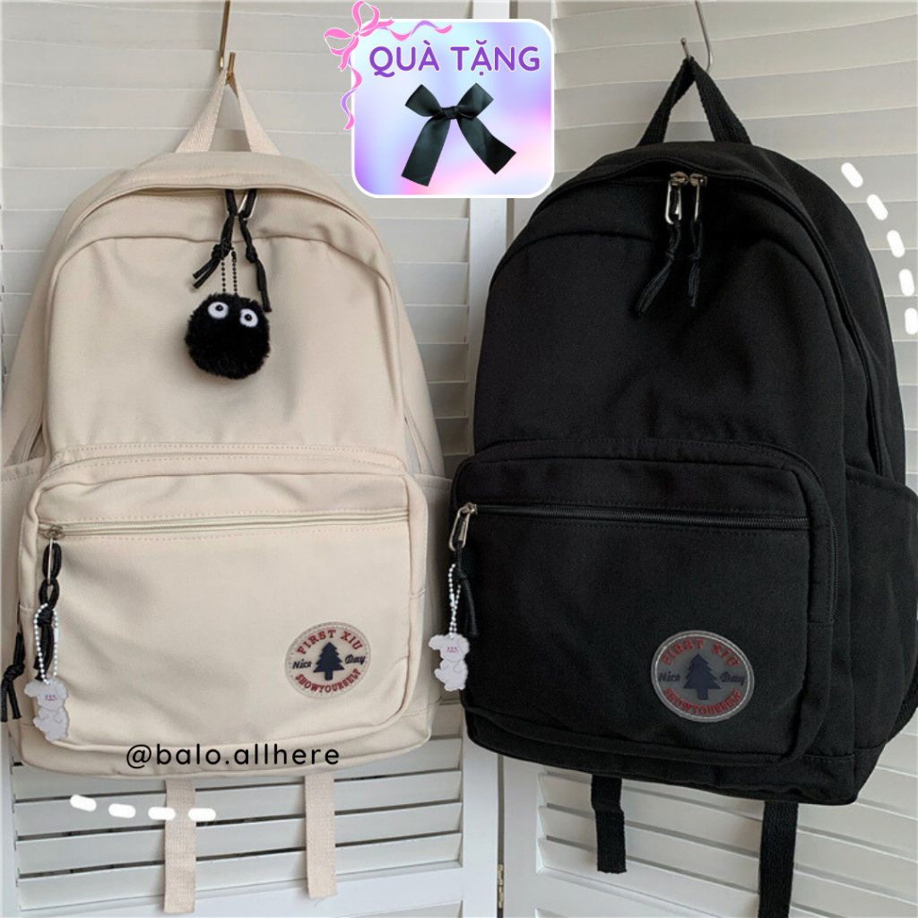 [SẴN TRẮNG] Balo Đi Học/ Balo Ulzzang BL256