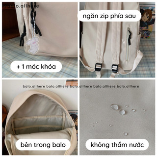 [SẴN TRẮNG] Balo Đi Học/ Balo Ulzzang BL256