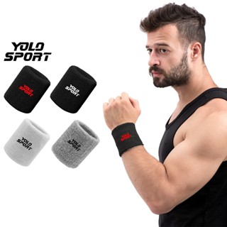 Băng Cổ Tay Thể Thao Nam YOLO SPORT Mềm Mại Co Giãn Tốt Thoáng Khí Thấm Hút Mồ Hôi Bảo Vệ Cổ Tay Khi Tập Gym Chạy Bộ