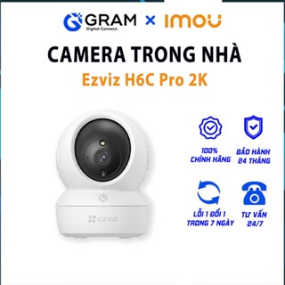 Camera WIFI trong nhà Ezviz H6C Pro 2K Cao cấp, Xoay 360, Đàm Thoại 2 chiều, Bảo hành 2 Năm