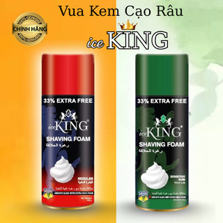  Kem cạo râu Vetoni ice KINH 400G chính hãng Bọt dày mịn  Hương Chanh - Xả dễ chịu  dưỡng ẩm da sau khi cạo. 