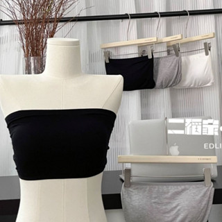 Áo ống bra mặc Cúp ngực Có đệm mút Áo lót bra Dáng quây Dây lưng mạnh đan chéo Áo ngực nữ Có mút sexy