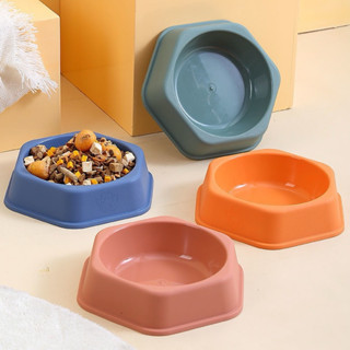 Bát nhựa Lục Giác bát ăn cỡ lớn cho chó mèo