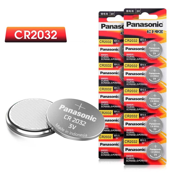 Vỉ 5 Viên Pin Panasonic CR2032 CR2025 CR2016 CR1632 CR1620 CR1616 CR1220