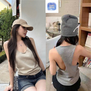 Áo Len Sát Nách Khoét Nách Rộng Áo Len 3 Lỗ dáng Rộng Hở Lưng Phong Cách Hàn Quốc Cá Tính | Thảo Chi 