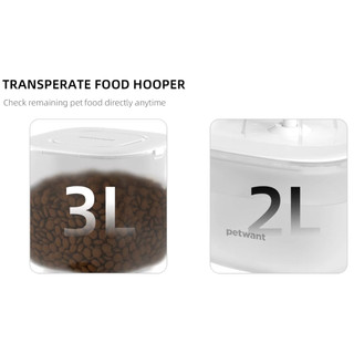 🍀BỘ ĐÔI MÁY CHO ĂN TỰ ĐỘNG WIFI 3L VÀ  MÁY LỌC NƯỚC 2L/ A SET WITH WIFI FEEDER 3L AND WATER FOUTAIN 2L⛲🥗