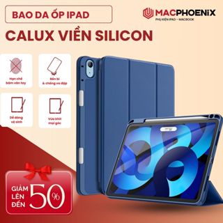 [HỎA TỐC]Bao Da Ốp Ipad Calux Có Khay Đựng Bút Màu Pastel Viền Silicon Vỏ Case iPad Pro 11 Gen 7 8 9, Air 4 5 6 7 P01