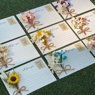 [KÈM BAO THƯ]Thiệp hoa khô handmade cao cấp tặng sinh nhật, 8/3, 20/10, giáng sinh, tốt nghiệp
