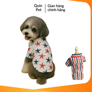 Quin pet Áo sơ mi cho thú cưng hình ngôi sao, áo sơ mi cho chó mèo