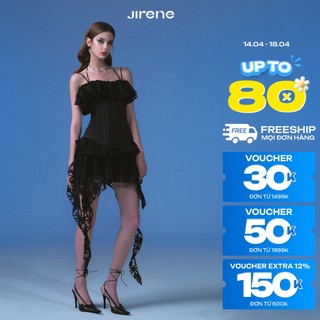 UP TO 80% + VC HOT 150K ||JIRENE Đầm FORGIVE ME hai dây tua rua hiện đại