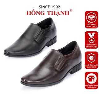 Giày Tây Nam Tăng Chiều Cao HỒNG THẠNH [CÓ SIZE LỚN] Chất Da Bò Cao Cấp - 6524