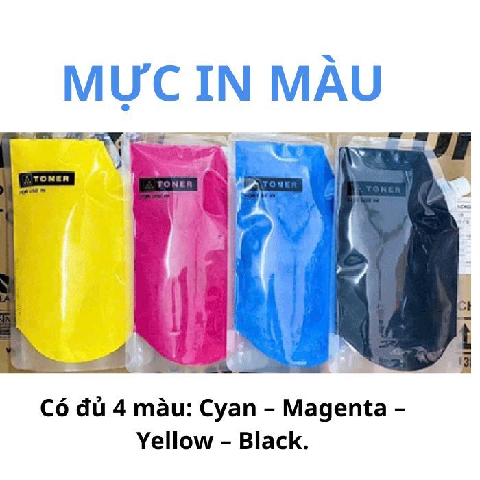 Mực mầu photocopy Ricoh MPC 3003, 6003, 2503. 5503, 6004, 6500, 6501, 6502, 8002, 8003