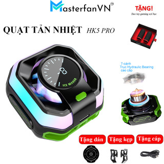  Quạt tản nhiệt điện thoại sò lạnh HK5 Pro AI thế hệ mới làm lạnh đóng băng hỗ trợ tăng fps 