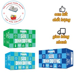 (nhận đơn khu vực Trà Vinh) Thùng 48 bịch x 220ml sữa tươi Vinamilk có đường, ít đường, không đường