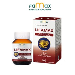 GIẢI ĐỘC GAN LIFAMAX GIÚP GIẢI ĐỘC GAN, MÁT GAN, BỔ GAN, PHỤC HỒI CHỨC NĂNG GAN (HỘP 30 VIÊN)