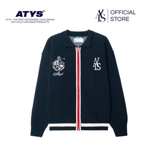 Áo ATYS® CREST ZIPPED KNIT COTTON JACKET