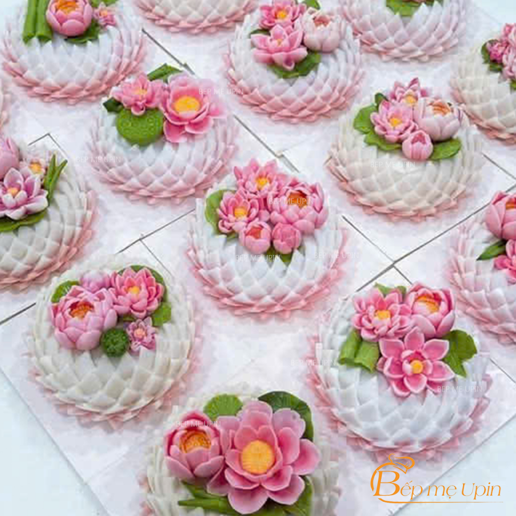 Khuôn silicon đài sen hoa sen quan âm T