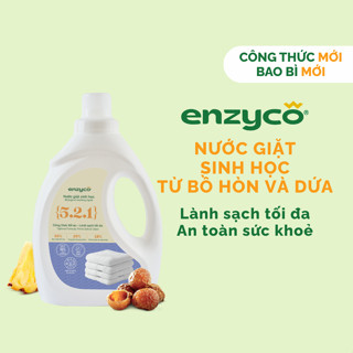 Nước Giặt Sinh Học ENZYCO 2L - Chiết xuất Bồ hòn và Enzyme Dứa An Toàn Cho Bé 