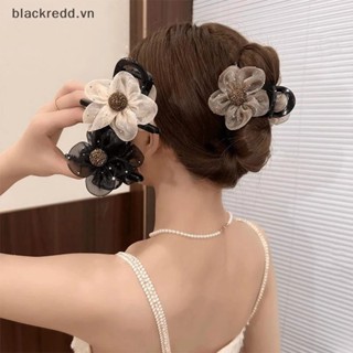 Kẹp Tóc Nữ Hoa Lưới Hình Bông Hoa NOVSET Kẹp Tóc Hàn Quốc Cute 7cm Women Voan Voi[ J604 ]