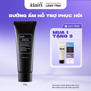 [Nhập COSDK4 giảm 20K đơn 199K] Kem dưỡng da Dear, Klairs Midnight Blue Calming Cream 60g