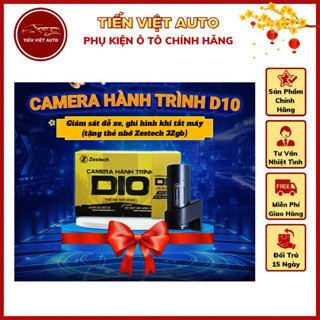 Camera hành trình ô tô Zestech D10 ghi hình 2k, tặng thẻ nhớ 32gb