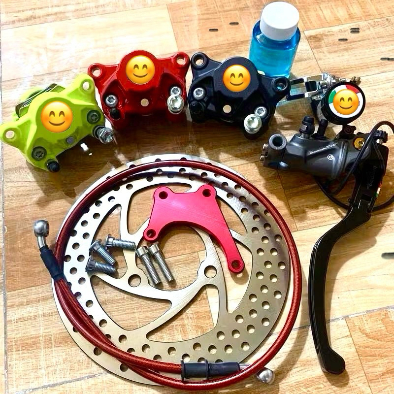 Bộ Phanh Đĩa Trước Gắn Xe Điện Xmen phụ tùng phụ kiện xe điện