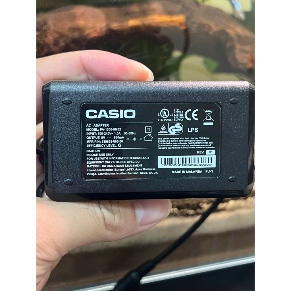 ADAPTER ĐÀN ORGAN CASIO 9V 850MA(:>>)