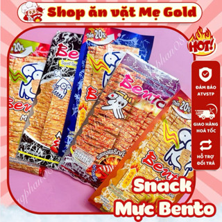 [Big size khổng lồ] Snack mực Bento Thái Lan, snack hải sản tẩm vị (gói lớn 18g)