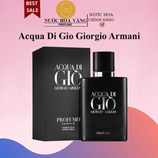  Nước Hoa Nam Giorgio Armani Acqua Di Gio Profumo EDP    Giò Đen   - 125ml 