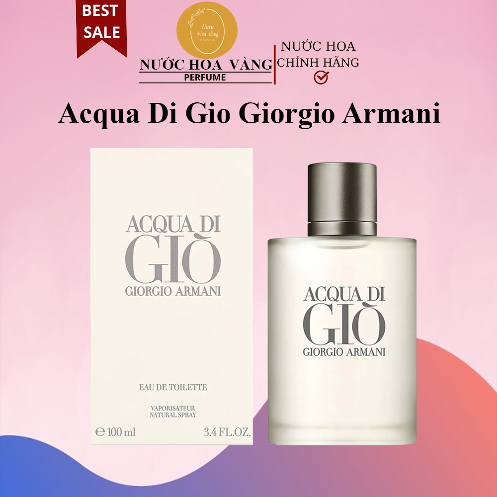  Nước Hoa Nam Giorgio Armani Acqua Di Gio  Giò Trắng  - 100ml 