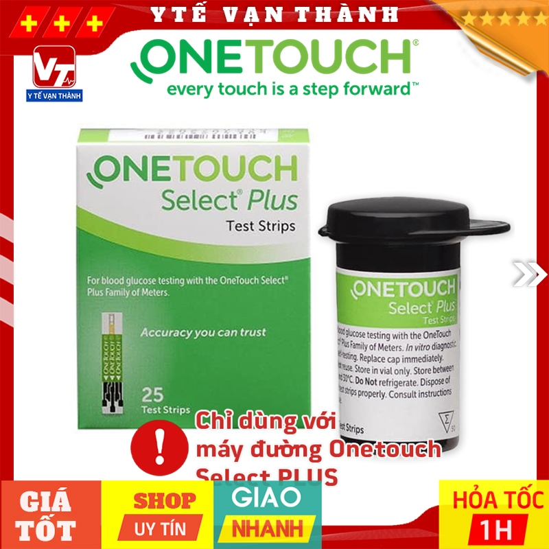 ✅ Que Thử Đường Huyết OneTouch Select Plus | (Date Xa) (One Touch) -VT0952