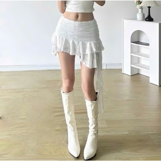  Chân Váy Ren Ngắn Xòe Tầng Cực Sexy - Đi Chơi Đi Biển Xinh 