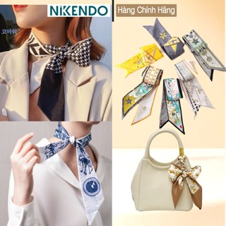 Khăn Quàng Cổ Bản Nhỏ Turban, Buộc Tóc, Quấn Túi, KT (85-95)x(5-6)cm KL3