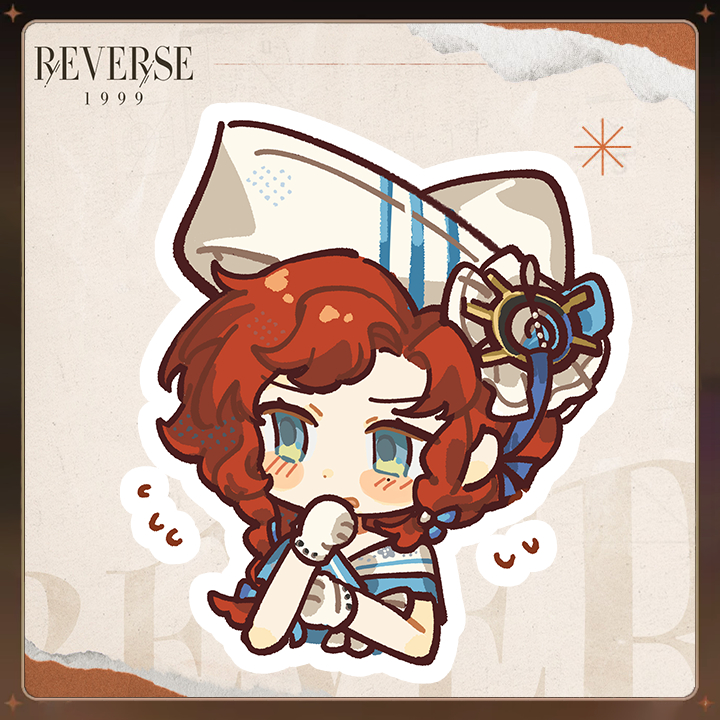 [Reverse 1999] Sticker Chibi Barcarola, Fatutu, Regulus và Vertin